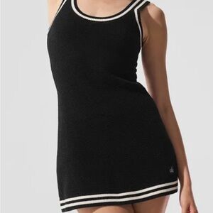 ALO Yoga Black and White Knit Chemise